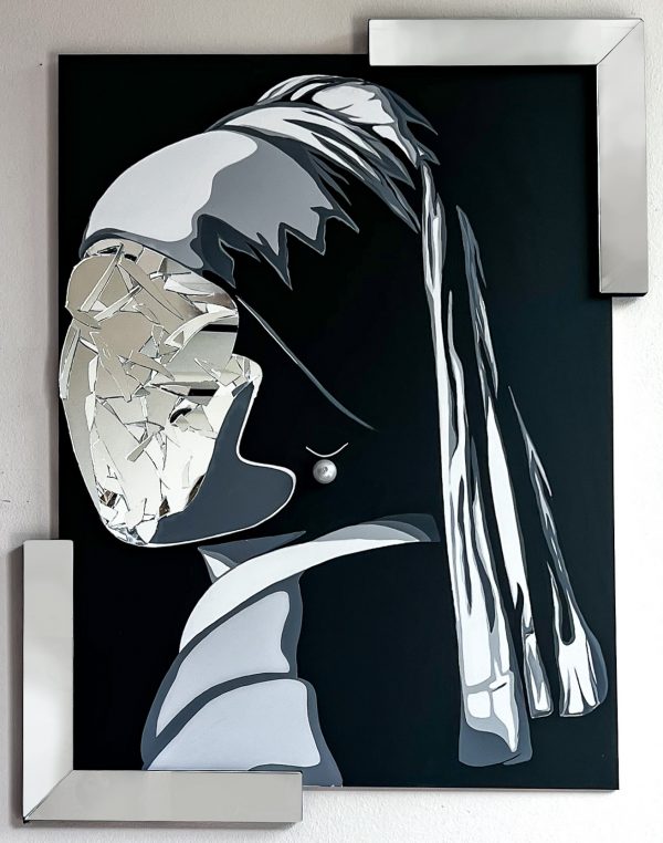 LA RAGAZZA CON ORECCHINO DI PERLE - BIANCO E NERO